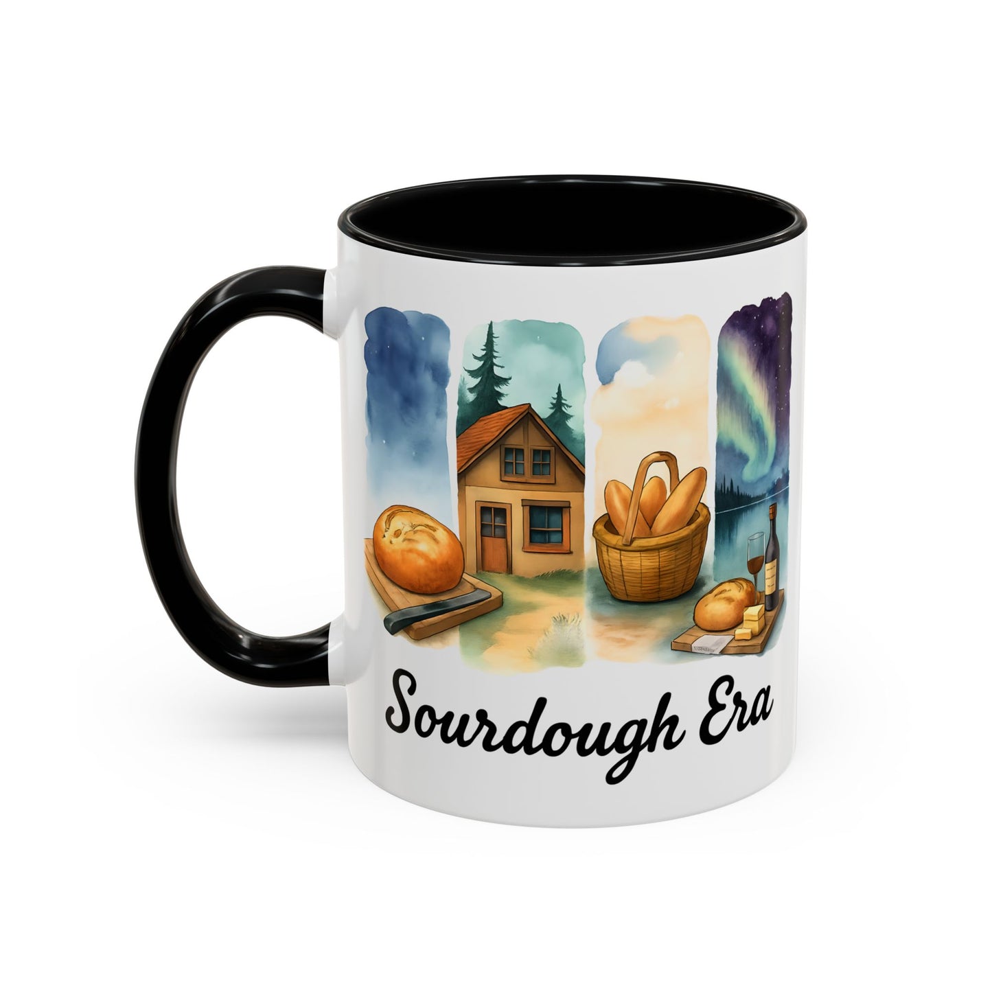 Sourdough Era Coffee Mug, Whimsical Kitchen Decor, Baker Gift, Coffee Lover's Delight, Unique Ceramic Mug, Homestead, Sourdough Starter