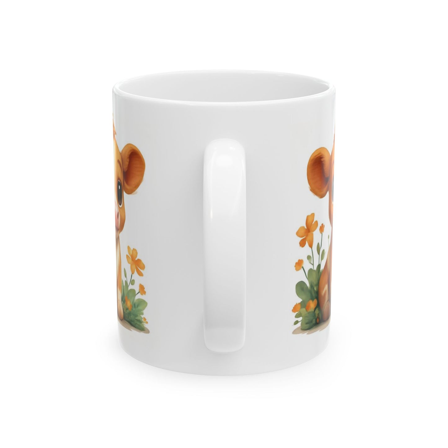 Baby Cow Ceramic Mug, Gift for Cow Lovers, Coffee Mug, Animal Lover's Cup, Housewarming Present, Homestead Farmer Gift,