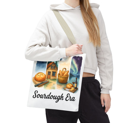 Sourdough Era Tote Bag - Artisan Bread Lovers, Farmers Market, Cooking Enthusiasts, Gift for Bakers, Sourdough Starter, Homestead