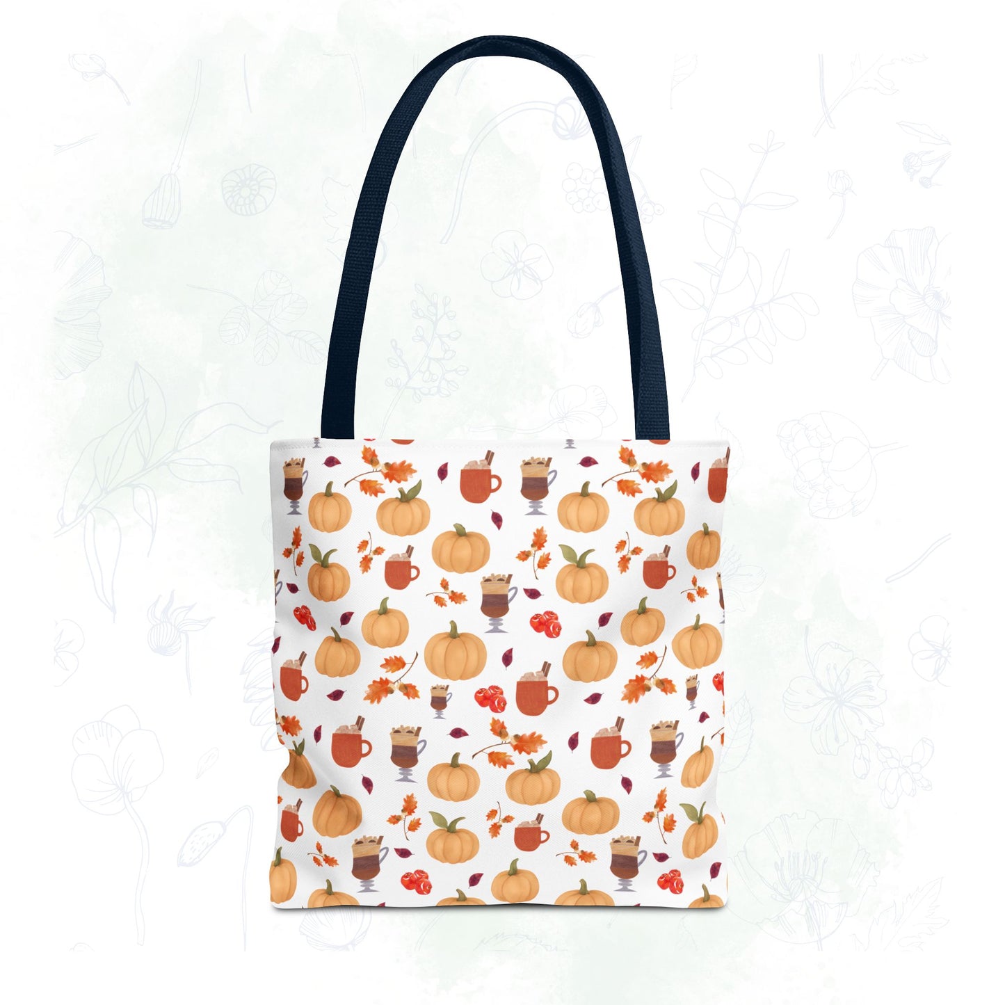 Autumn Harvest Tote Bag, Fall Accessories, Pumpkin Tote, Seasonal Shopping Bag, Thanksgiving Gift, Homestead Tote Bag