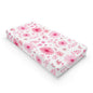 Floral Baby Changing Pad Cover, Nursery Decor, Baby Shower Gift, Soft Cotton Fabric, Floral Baby Essentials, Gender Neutral Baby Bedding