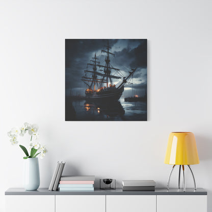 Nautical Canvas Art, Maritime Wall Decor, Boat Lover Gift, Coastal Home Decoration, Unique Gift for Ocean Enthusiasts