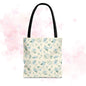 Floral Tote Bag, Stylish Shopper Bag, Reusable Grocery Tote, Floral Print Accessory, Ideal Gift for Her