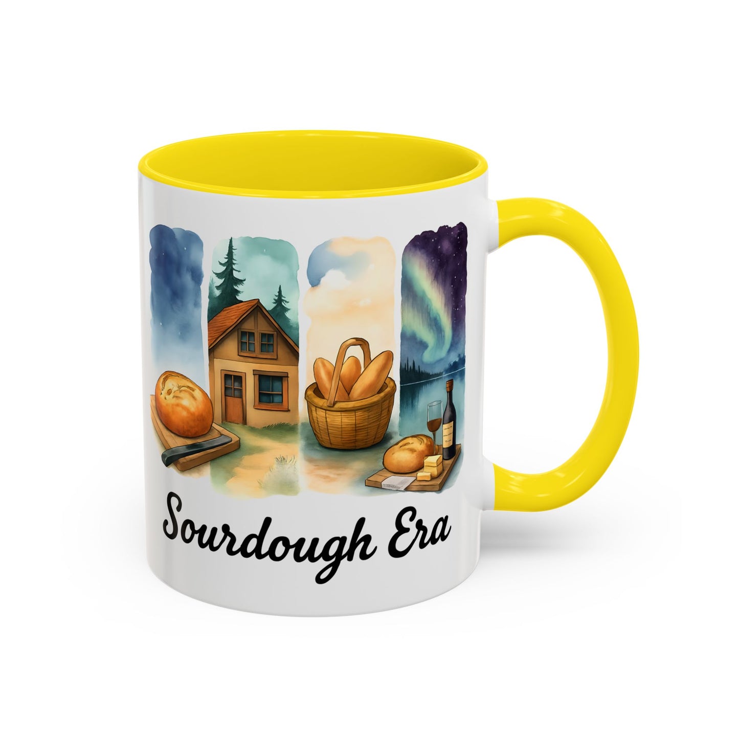 Sourdough Era Coffee Mug, Whimsical Kitchen Decor, Baker Gift, Coffee Lover's Delight, Unique Ceramic Mug, Homestead, Sourdough Starter