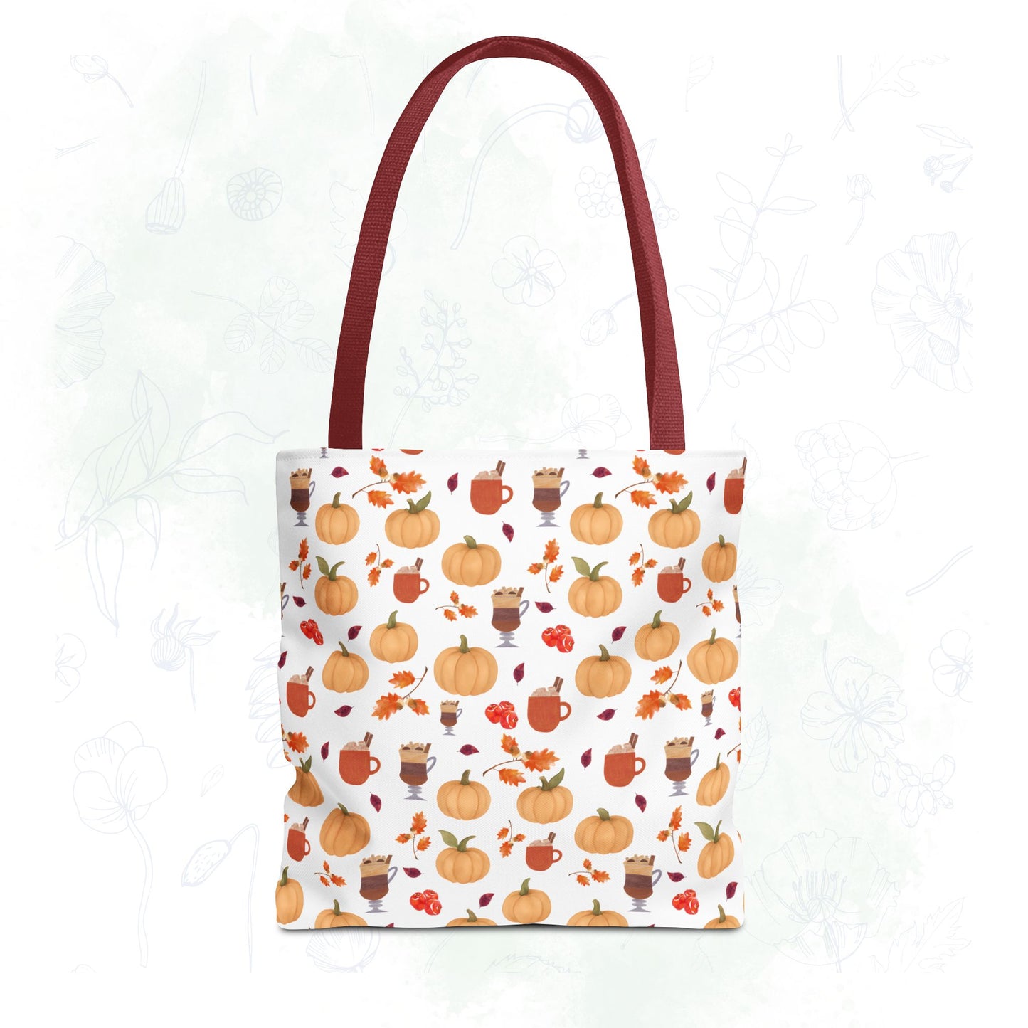Autumn Harvest Tote Bag, Fall Accessories, Pumpkin Tote, Seasonal Shopping Bag, Thanksgiving Gift, Homestead Tote Bag