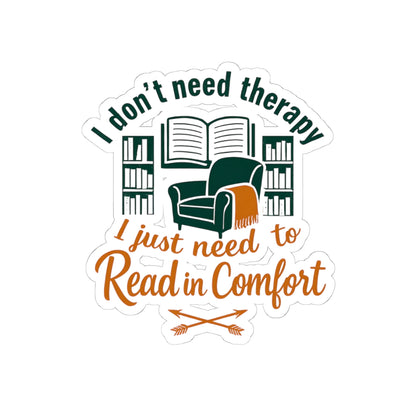 Cozy Reading Kiss-Cut Stickers | Perfect for Book Lovers, Laptops, Journals, Gifts, Home Decor, Funny Stickers