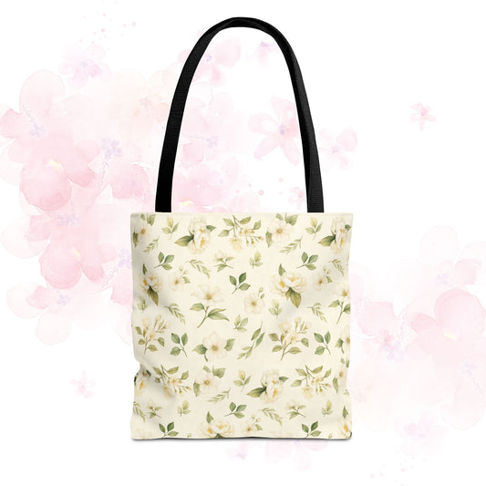Floral Tote Bag - Colorful Butterfly & Flower Design, Eco-Friendly Shopping Bag, Perfect for Spring, Beach, Gifts, Pink Tote Bag,