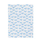 Soft Airplane Velveteen Blanket | Cozy Kids Throw, Nursery Decor, Baby Shower Gift, Travel Comfort, Lightweight Blanket, Airplane Nursery