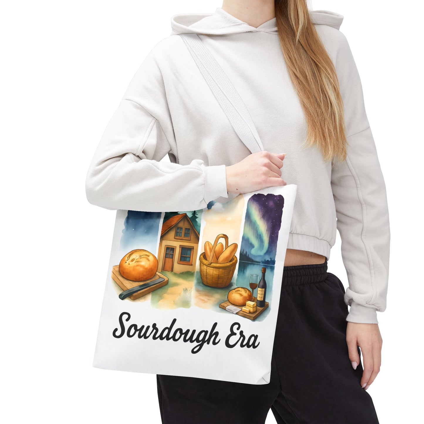 Sourdough Era Tote Bag - Artisan Bread Lovers, Farmers Market, Cooking Enthusiasts, Gift for Bakers, Sourdough Starter, Homestead