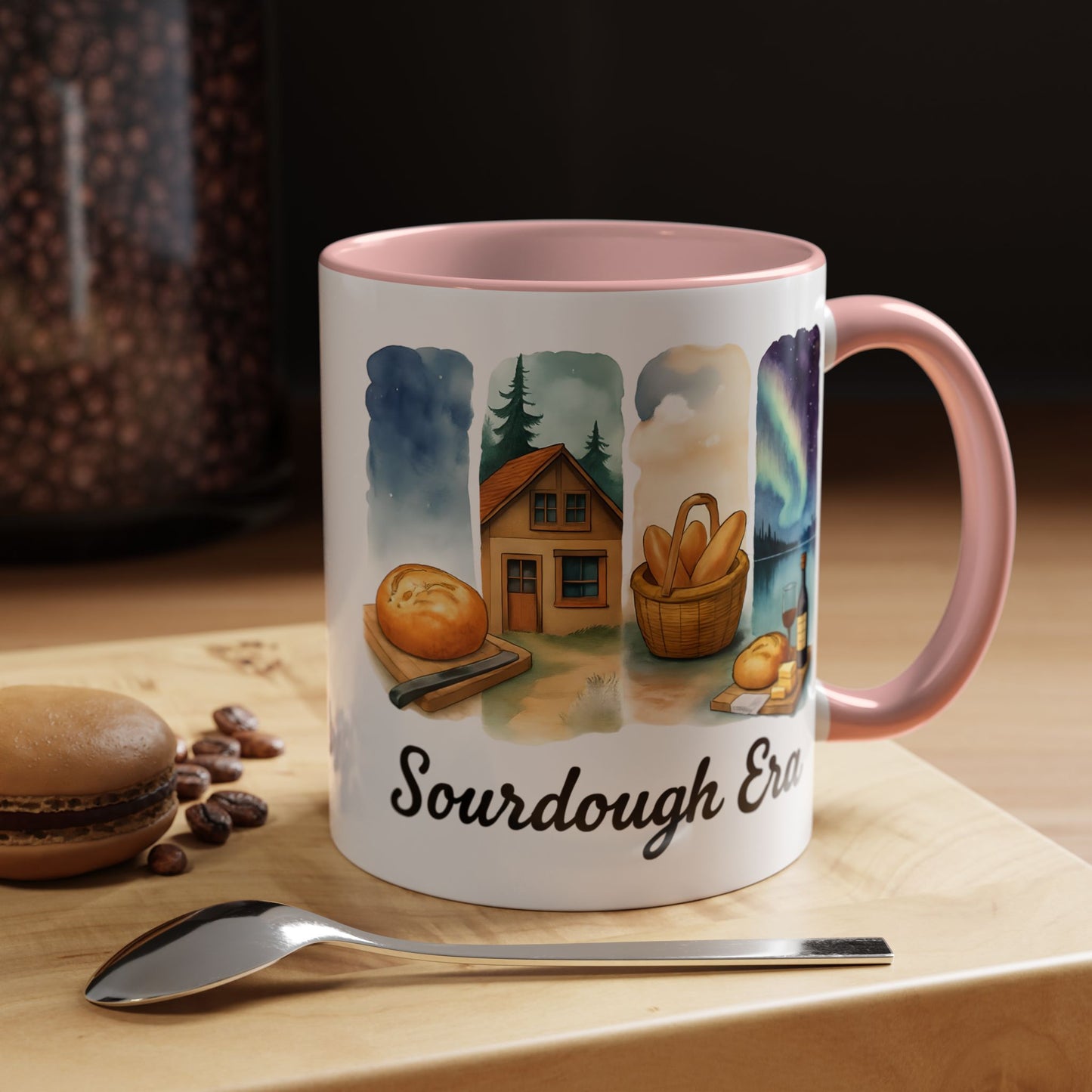 Sourdough Era Coffee Mug, Whimsical Kitchen Decor, Baker Gift, Coffee Lover's Delight, Unique Ceramic Mug, Homestead, Sourdough Starter
