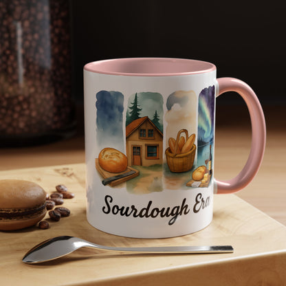 Sourdough Era Coffee Mug, Whimsical Kitchen Decor, Baker Gift, Coffee Lover's Delight, Unique Ceramic Mug, Homestead, Sourdough Starter