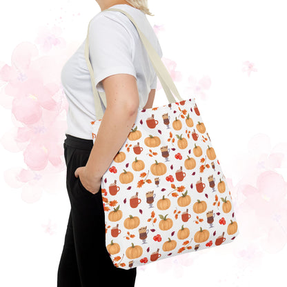 Autumn Harvest Tote Bag, Fall Accessories, Pumpkin Tote, Seasonal Shopping Bag, Thanksgiving Gift, Homestead Tote Bag