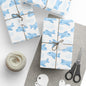 Airplane Themed Wrapping Paper, Gift Wrap for Kids, Birthday, Baby Shower, Travel Lovers, Aviation Decor