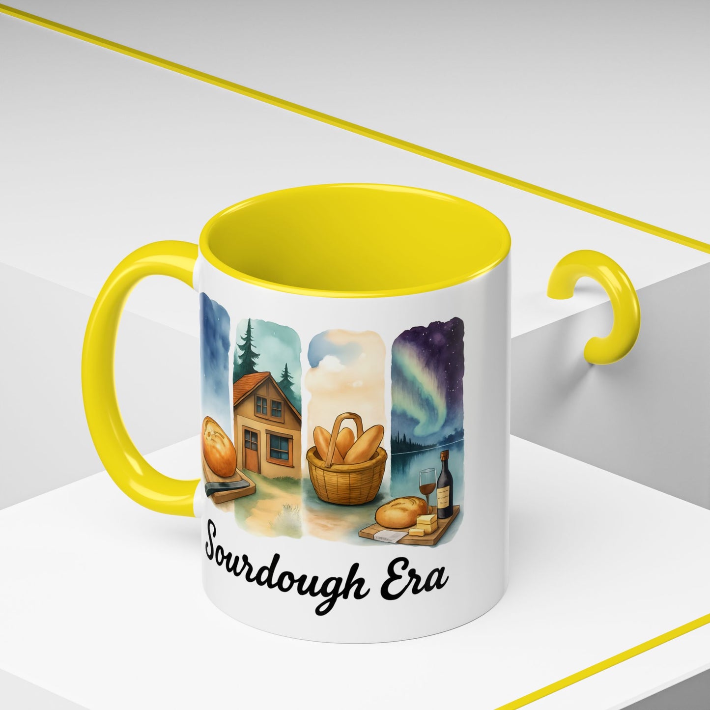 Sourdough Era Coffee Mug, Whimsical Kitchen Decor, Baker Gift, Coffee Lover's Delight, Unique Ceramic Mug, Homestead, Sourdough Starter