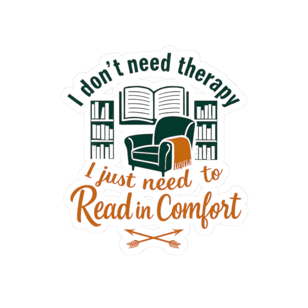 Cozy Reading Kiss-Cut Stickers | Perfect for Book Lovers, Laptops, Journals, Gifts, Home Decor, Funny Stickers
