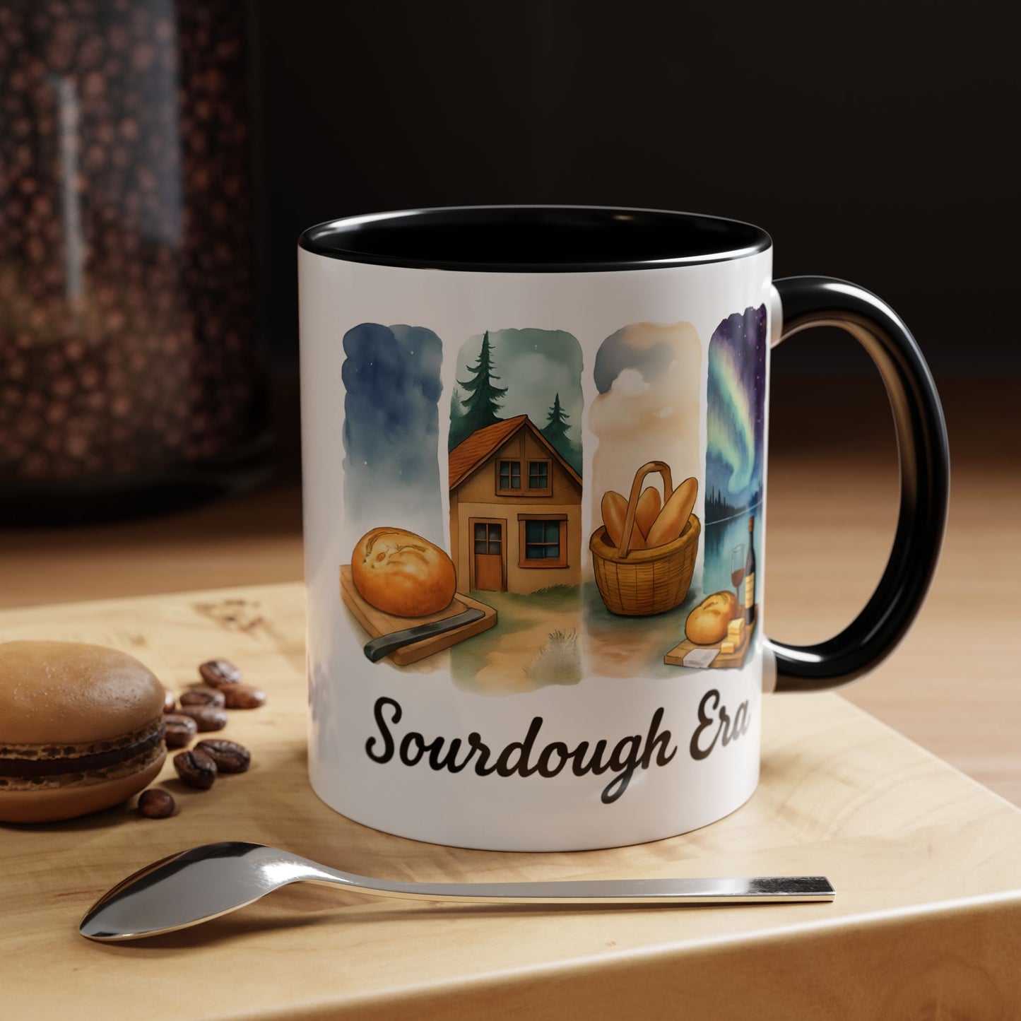 Sourdough Era Coffee Mug, Whimsical Kitchen Decor, Baker Gift, Coffee Lover's Delight, Unique Ceramic Mug, Homestead, Sourdough Starter