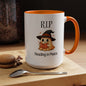 Halloween Reading Mug, Cute Ghost Coffee Cup, Spooky Gift for Book Lovers, Witchy Kitchen Decor, Fun Halloween Gift, Reading Ghost