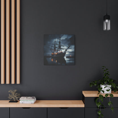 Nautical Canvas Art, Maritime Wall Decor, Boat Lover Gift, Coastal Home Decoration, Unique Gift for Ocean Enthusiasts